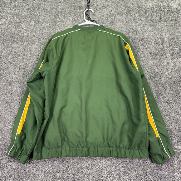Green Bay Packers Jacket Mens Medium Green NFL Football Team Apparel Pullover - Picture 2 of 8
